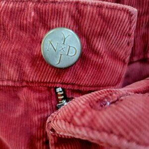NYDJ Red Corduroy Jeans, Size 14
